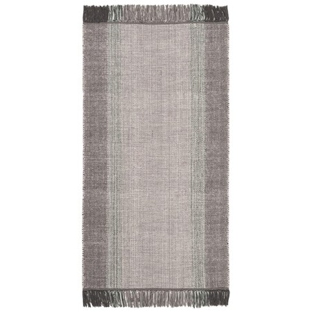 Safavieh 8 x 10 ft. Montauk Collection Contemporary Rectangle Hand Woven Rug Green & Grey MTK301Y-8
